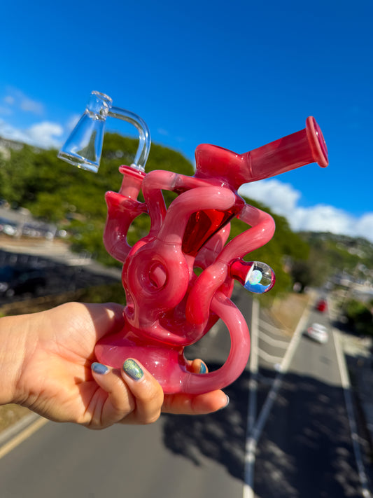 Phoenix over Star White "Heart" QDR