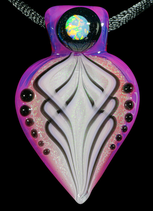 Telemagenta Petal Pendant