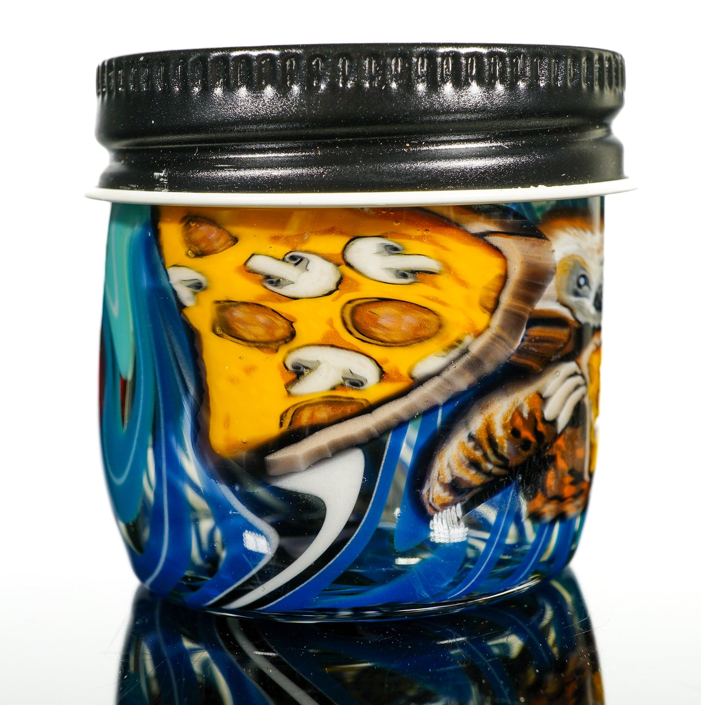 UV Pizza Sloth Jar