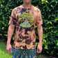 Summer Solstice with Salt Bleach Dye T-Shirt (Large)