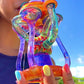 Rainbow Wigwag Quad Spinner