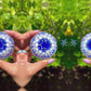 Blue and White Cave Jelly XL Marble (60mm)