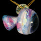 Opal Galaxy UV Scribble Tech Mega Mushroom Pendant