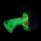 Purple Single Opal UV Scribble Mushroom Pendant