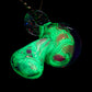 Purple Single Opal UV Scribble Mushroom Pendant