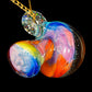 Rainbow Opal Galaxy UV Scribble Mega Mushroom Pendant