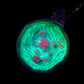 Rainbow Opal Galaxy UV Scribble Mega Mushroom Pendant