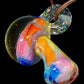 Rainbow Single Opal UV Scribble Mushroom Pendant