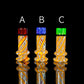 Dual-Layer UV Fire Linework Pivot Tips