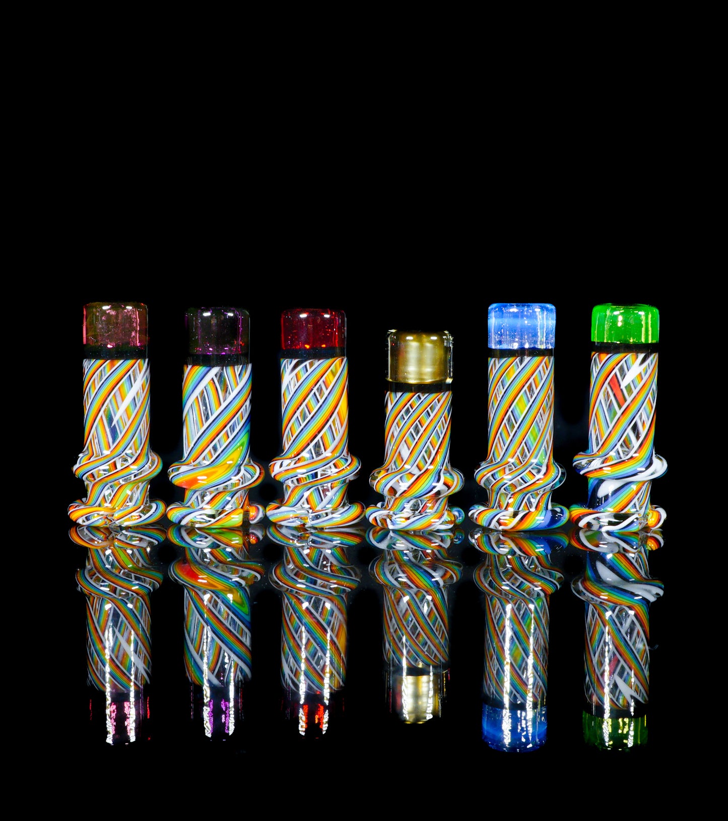 Dual-Layer UV Rainbow Linework Pivot Tips