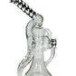 Black and White Houndstooth Ring Toss Recycler