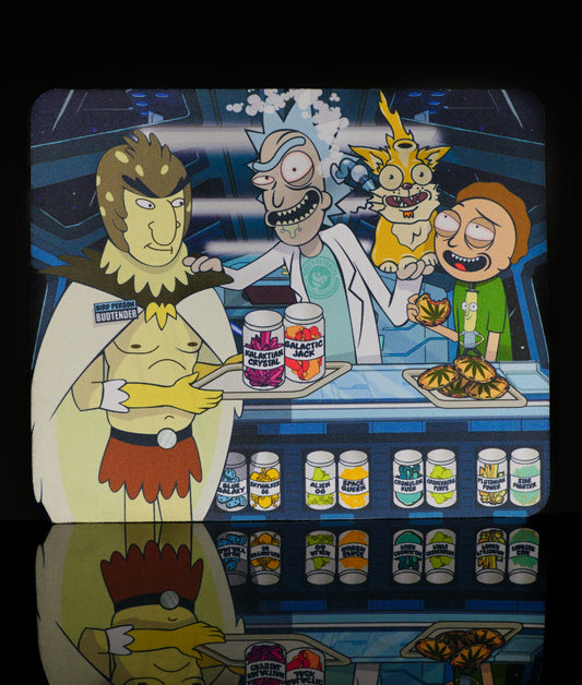 Rick and Morty Galactic Dispensary Mat