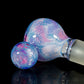 Purple UV Scribble Tech Crushed Opal 14mm Slide