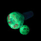 Purple UV Scribble Tech Crushed Opal 14mm Slide