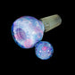 Purple UV Scribble Tech Crushed Opal 14mm Slide