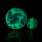 Purple UV Scribble Tech Crushed Opal 14mm Slide