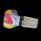 Rainbow UV Scribble Tech Crushed Opal 18mm Slide
