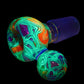 Rainbow UV Scribble Tech Crushed Opal 18mm Slide
