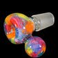 Rainbow UV Scribble Tech Crushed Opal 18mm Slide