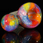 Rainbow UV Scribble Tech Crushed Opal 18mm Slide
