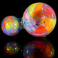 Rainbow UV Scribble Tech Crushed Opal 18mm Slide