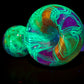 Rainbow UV Scribble Tech Crushed Opal 18mm Slide