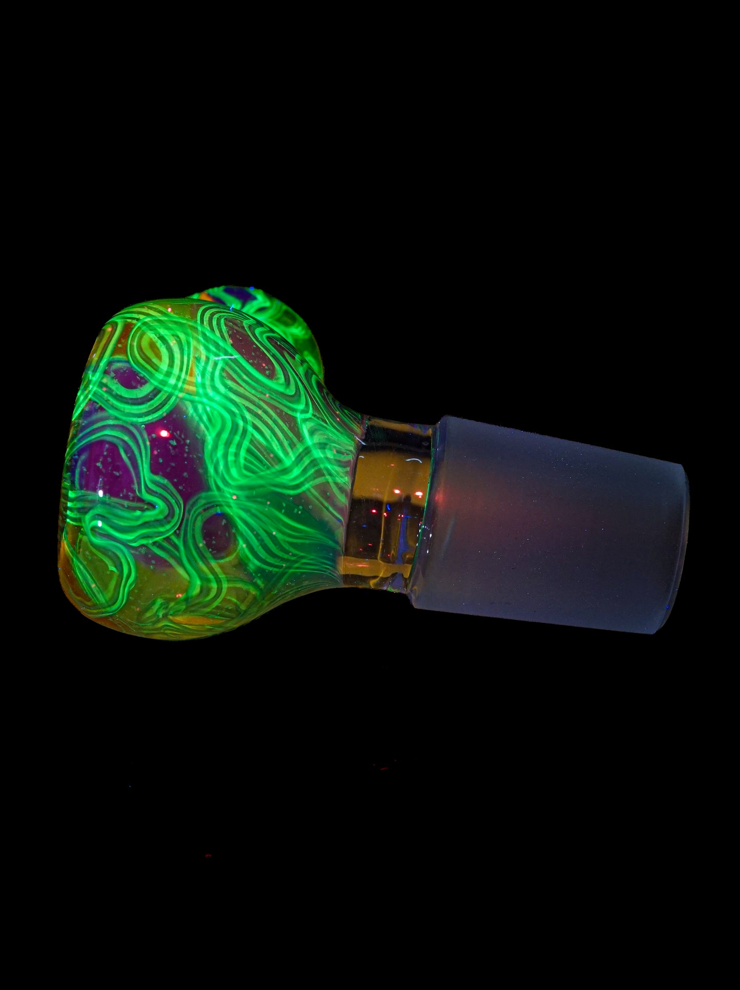 Rainbow UV Scribble Tech Crushed Opal 18mm Slide