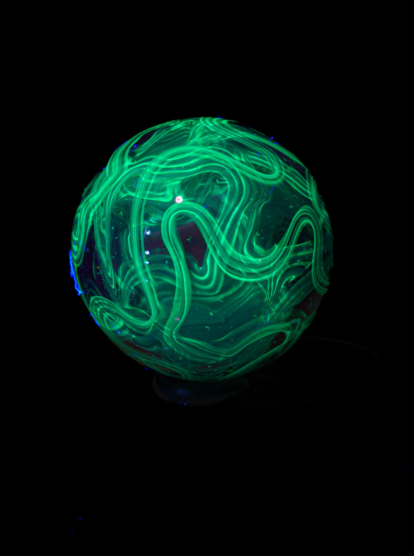 Crushed Opal UV Scribble Tech Marble (21mm) - C