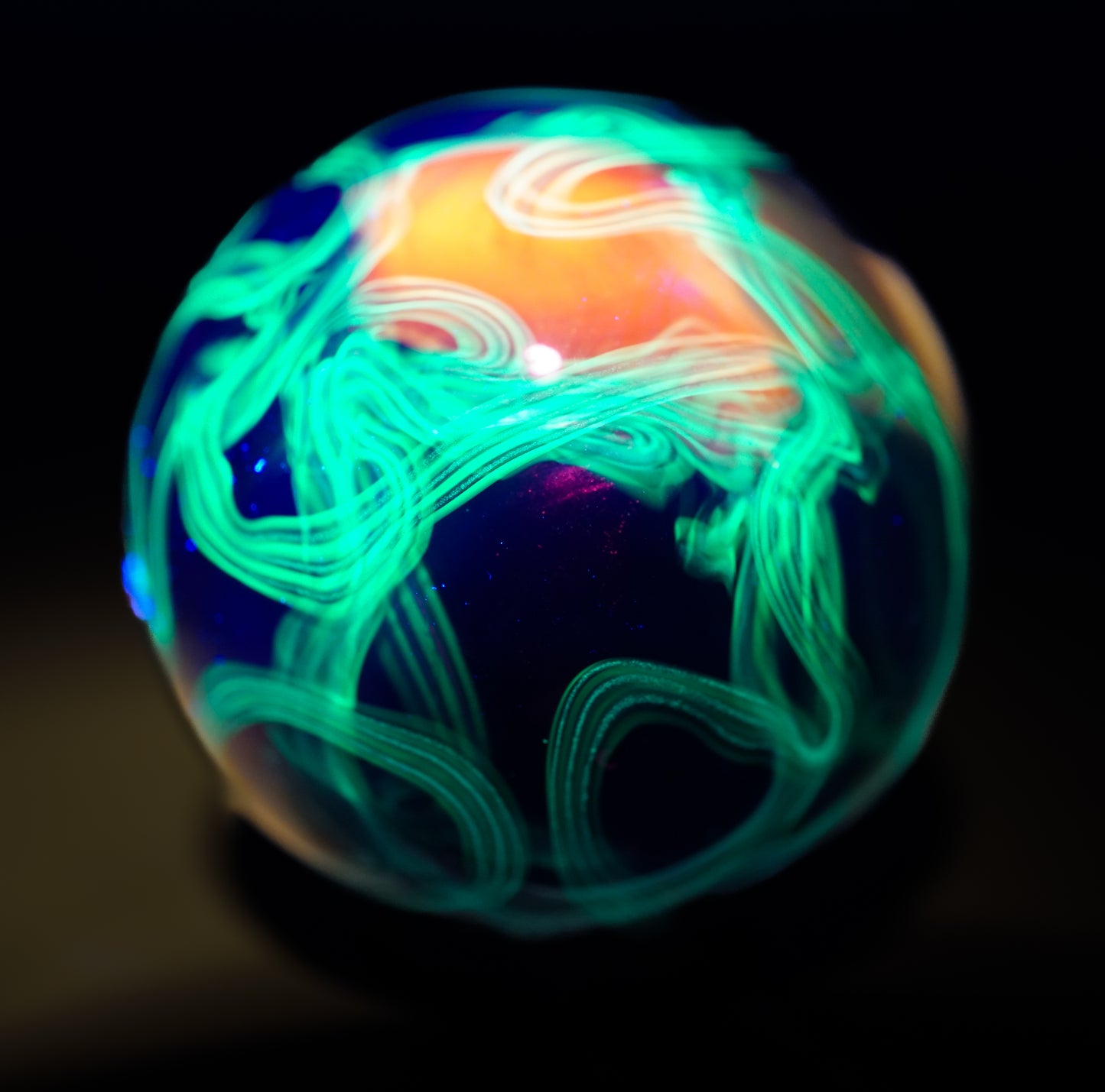 Electrum Rainbow UV Scribble Marble no.1 (26mm)