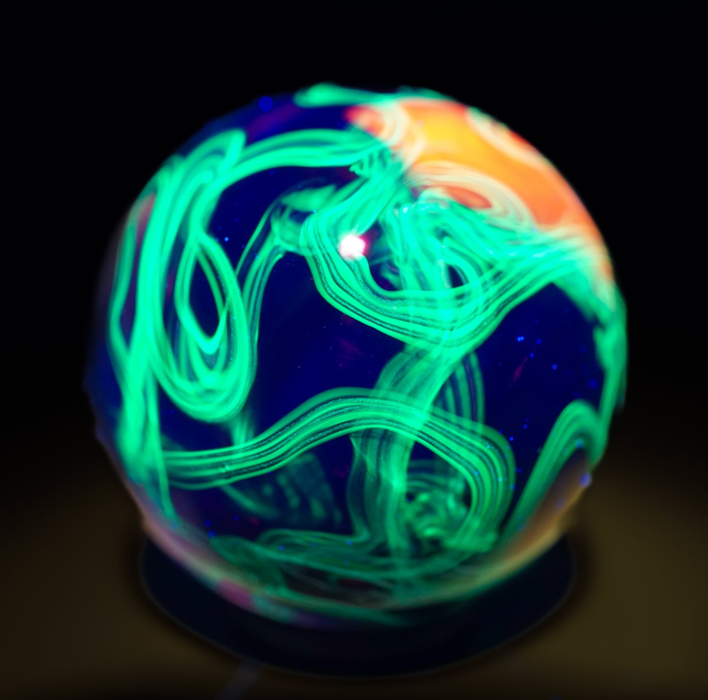 Electrum Rainbow UV Scribble Marble no.1 (26mm)