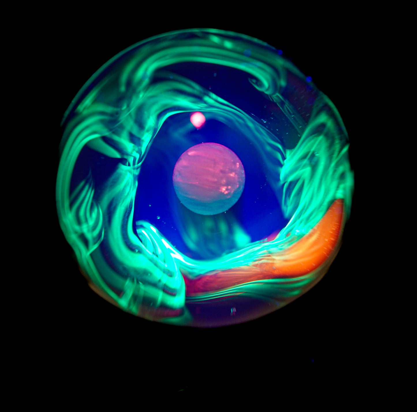 Electrum Rainbow UV Scribble Marble no.1 (26mm)
