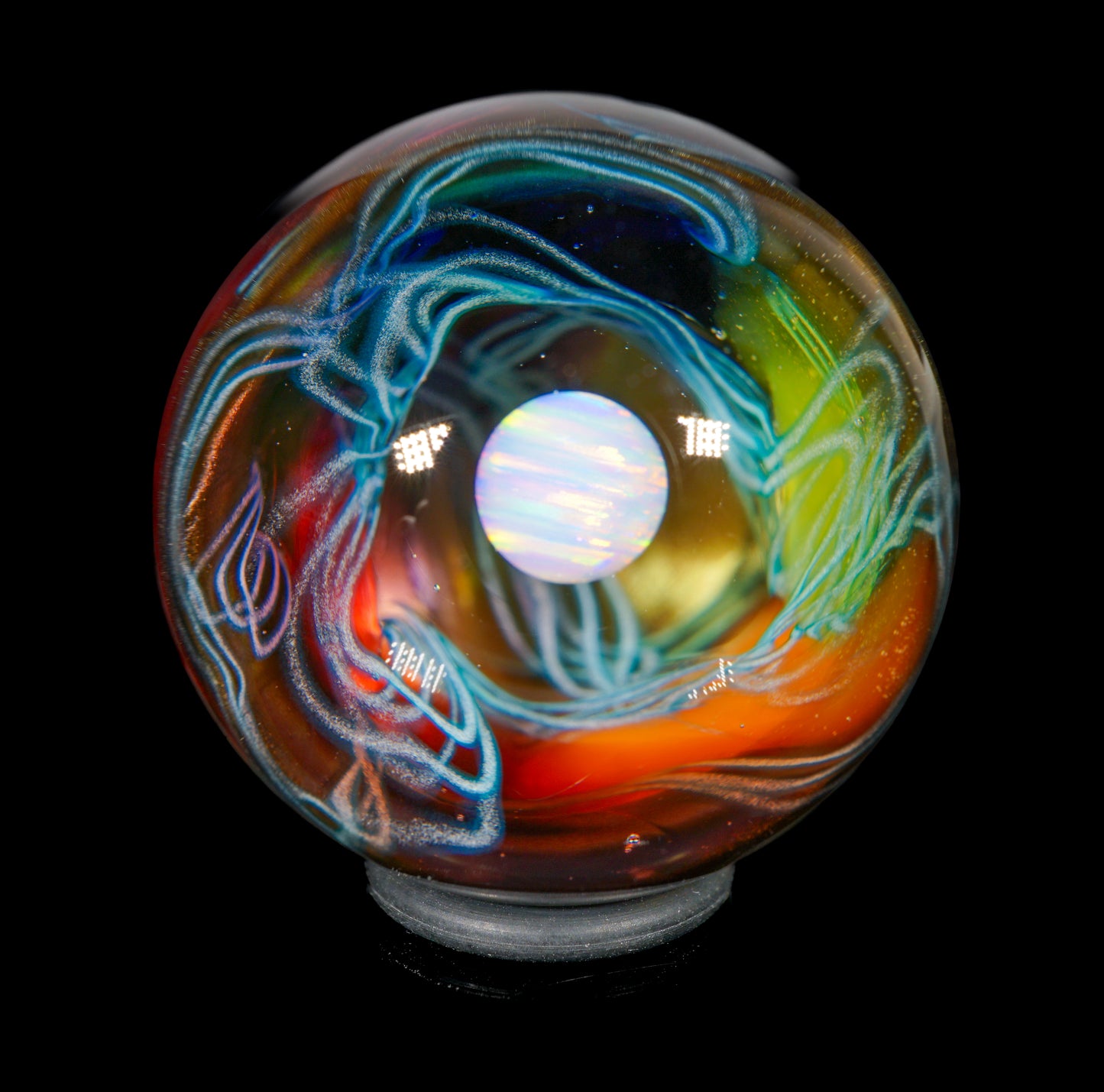 Electrum Rainbow UV Scribble Marble no.1 (26mm)