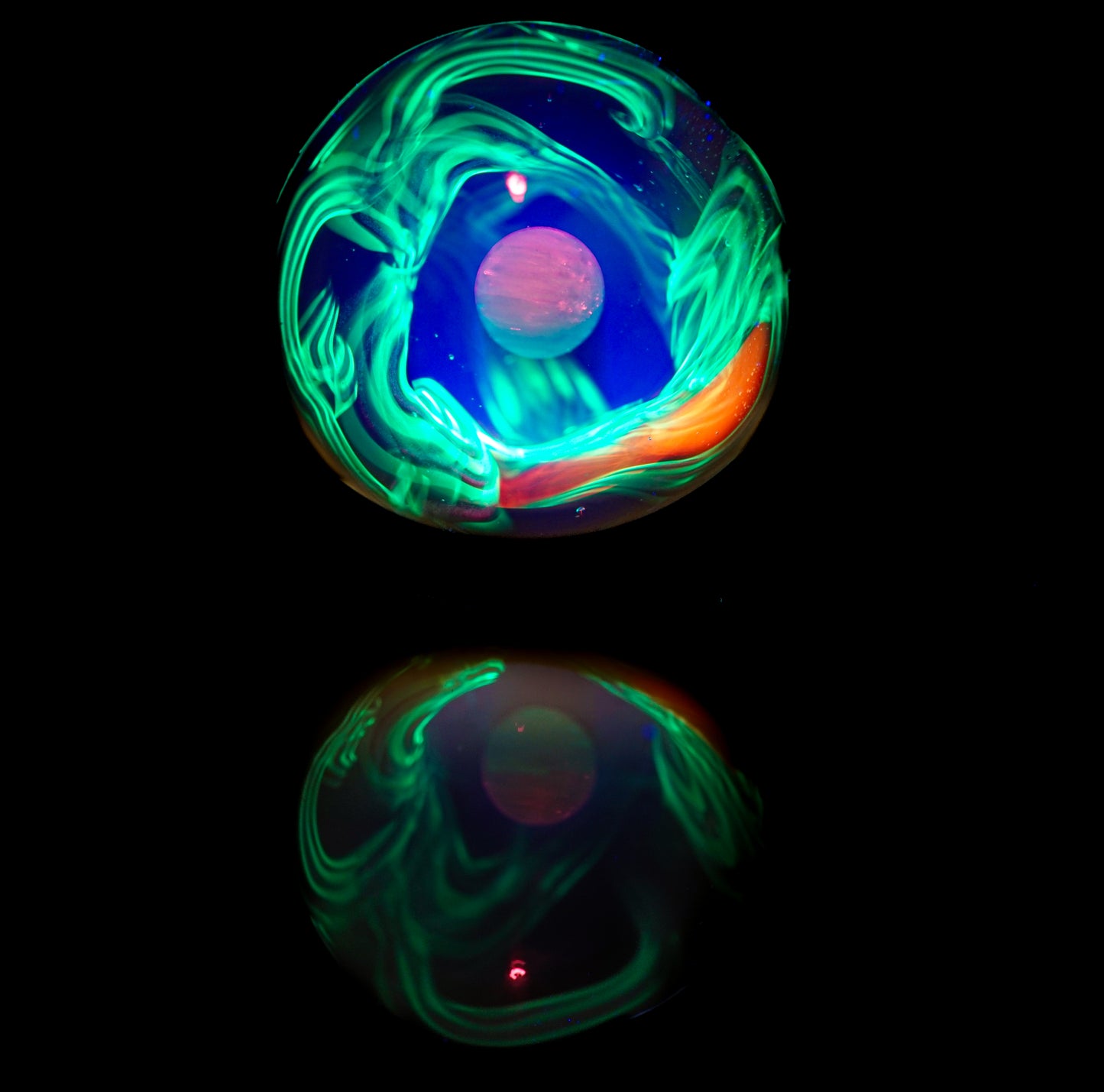 Electrum Rainbow UV Scribble Marble no.1 (26mm)