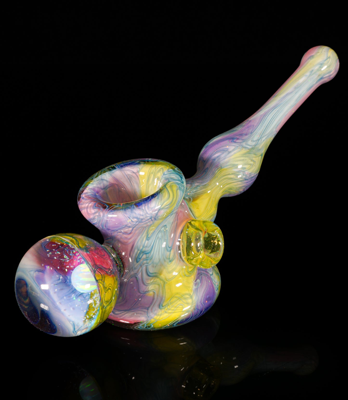 Crushed Opal UV Scribble Tech Marble Mallet