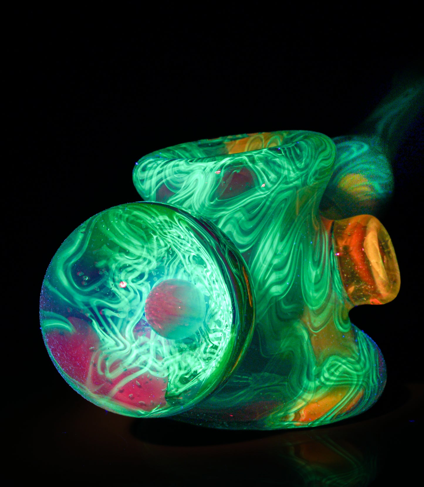 Crushed Opal UV Scribble Tech Marble Mallet