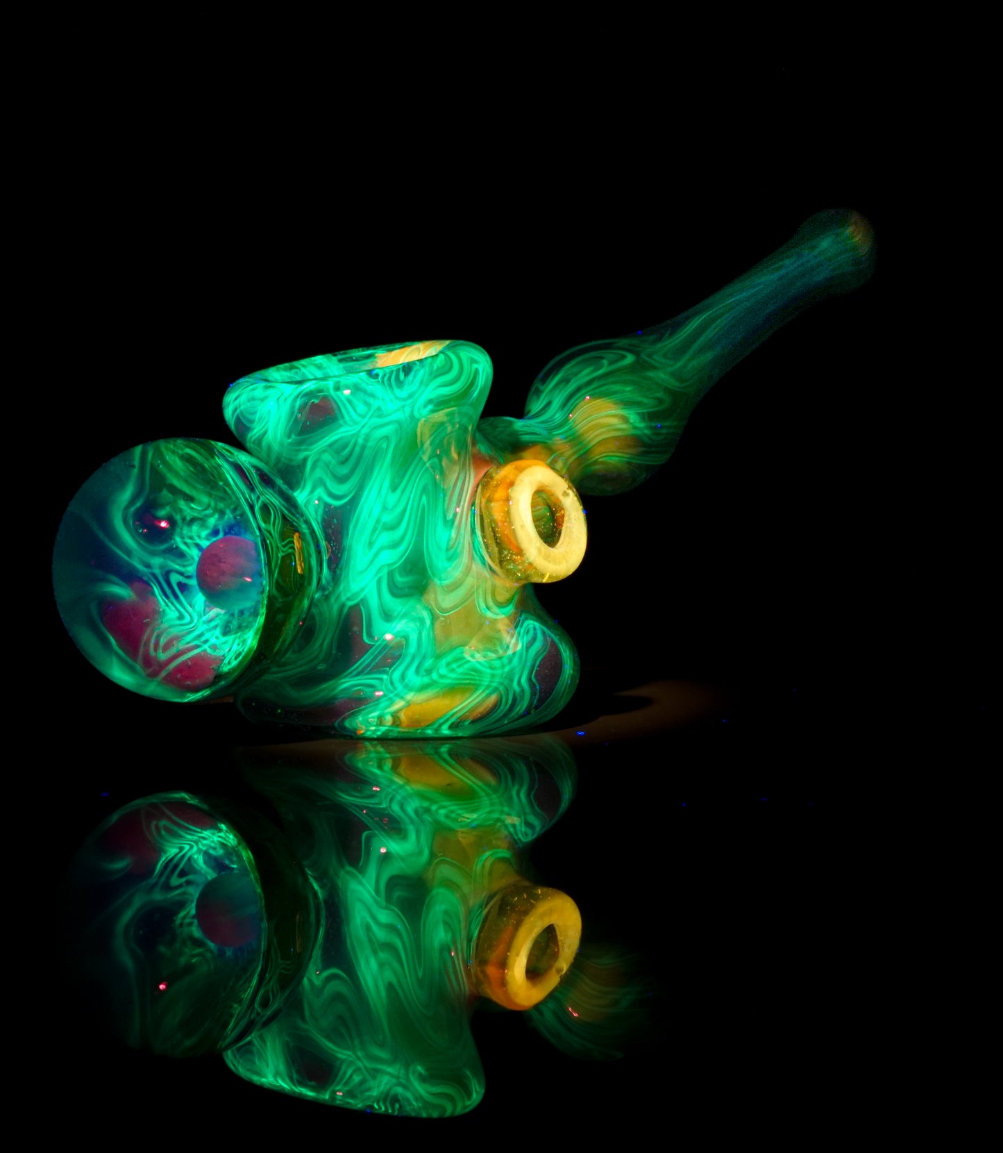 Crushed Opal UV Scribble Tech Marble Mallet