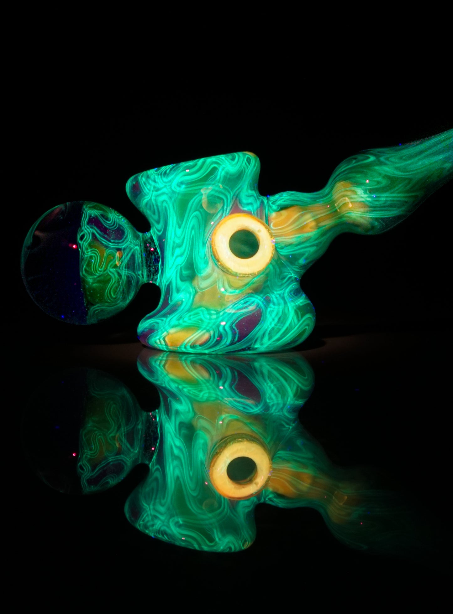 Crushed Opal UV Scribble Tech Marble Mallet