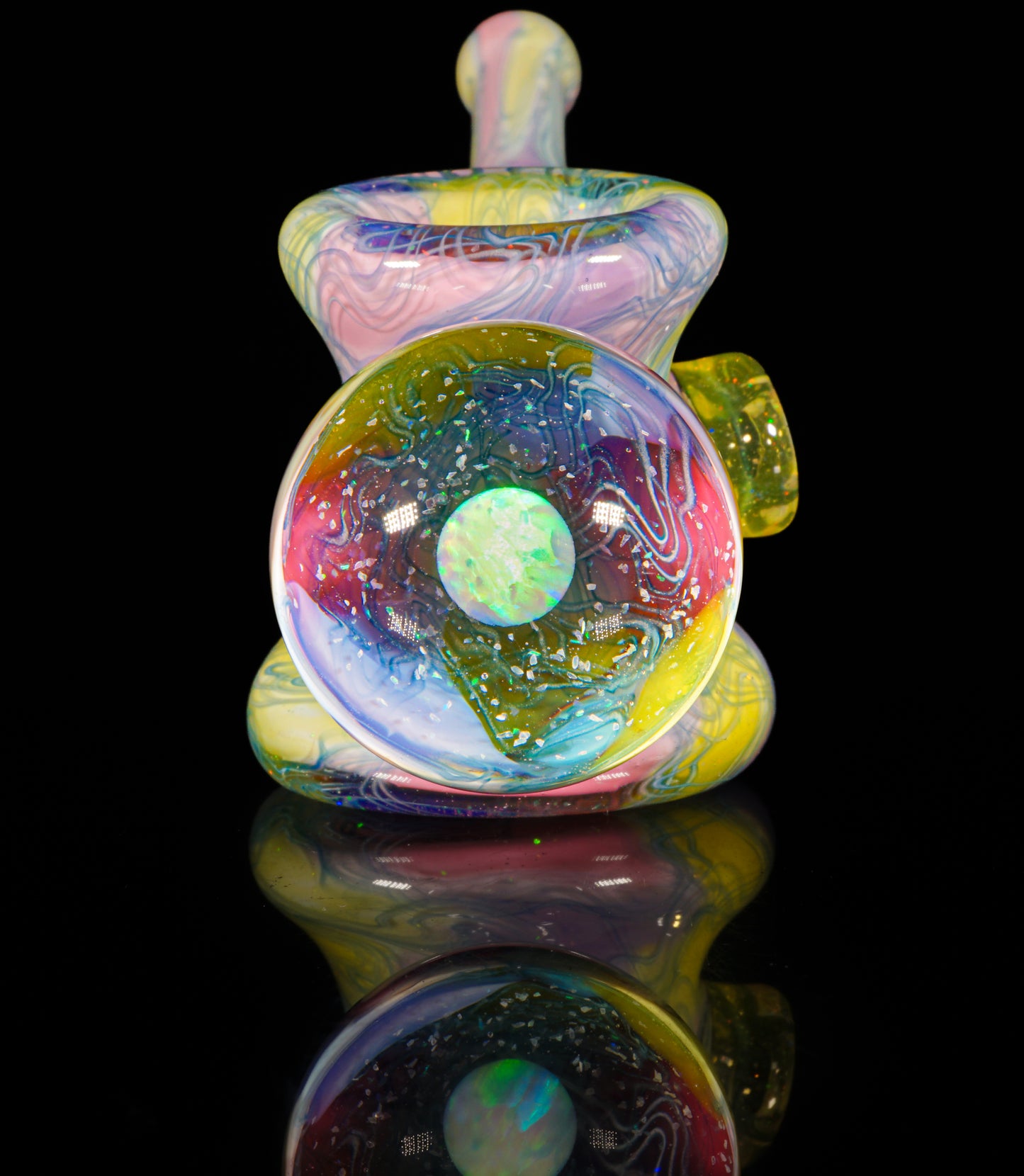 Crushed Opal UV Scribble Tech Marble Mallet