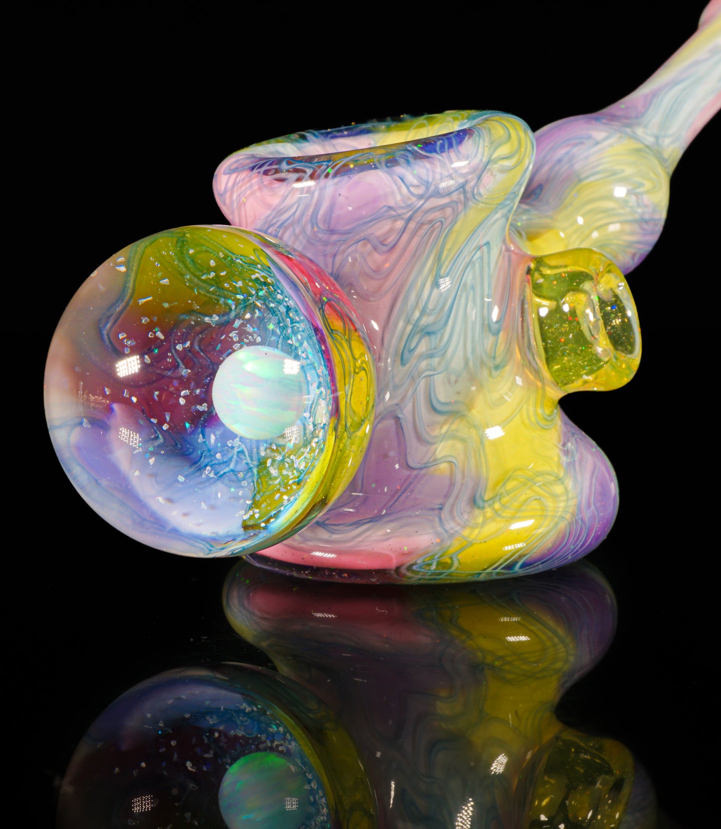 Crushed Opal UV Scribble Tech Marble Mallet