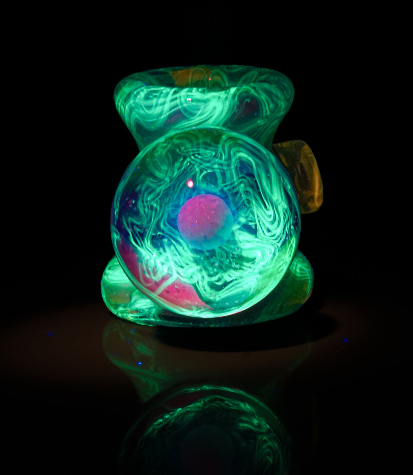Crushed Opal UV Scribble Tech Marble Mallet
