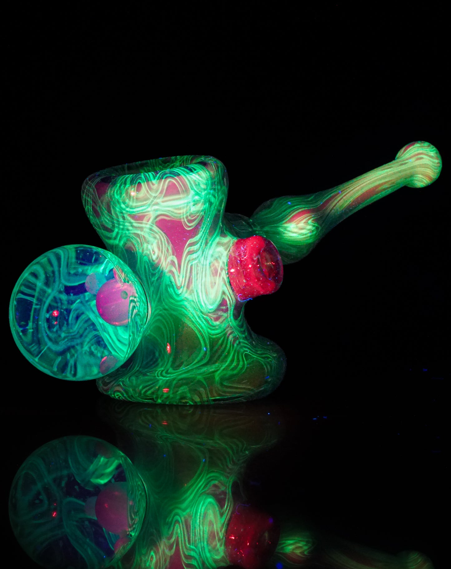 Crushed Opal UV Scribble Tech Marble Mallet