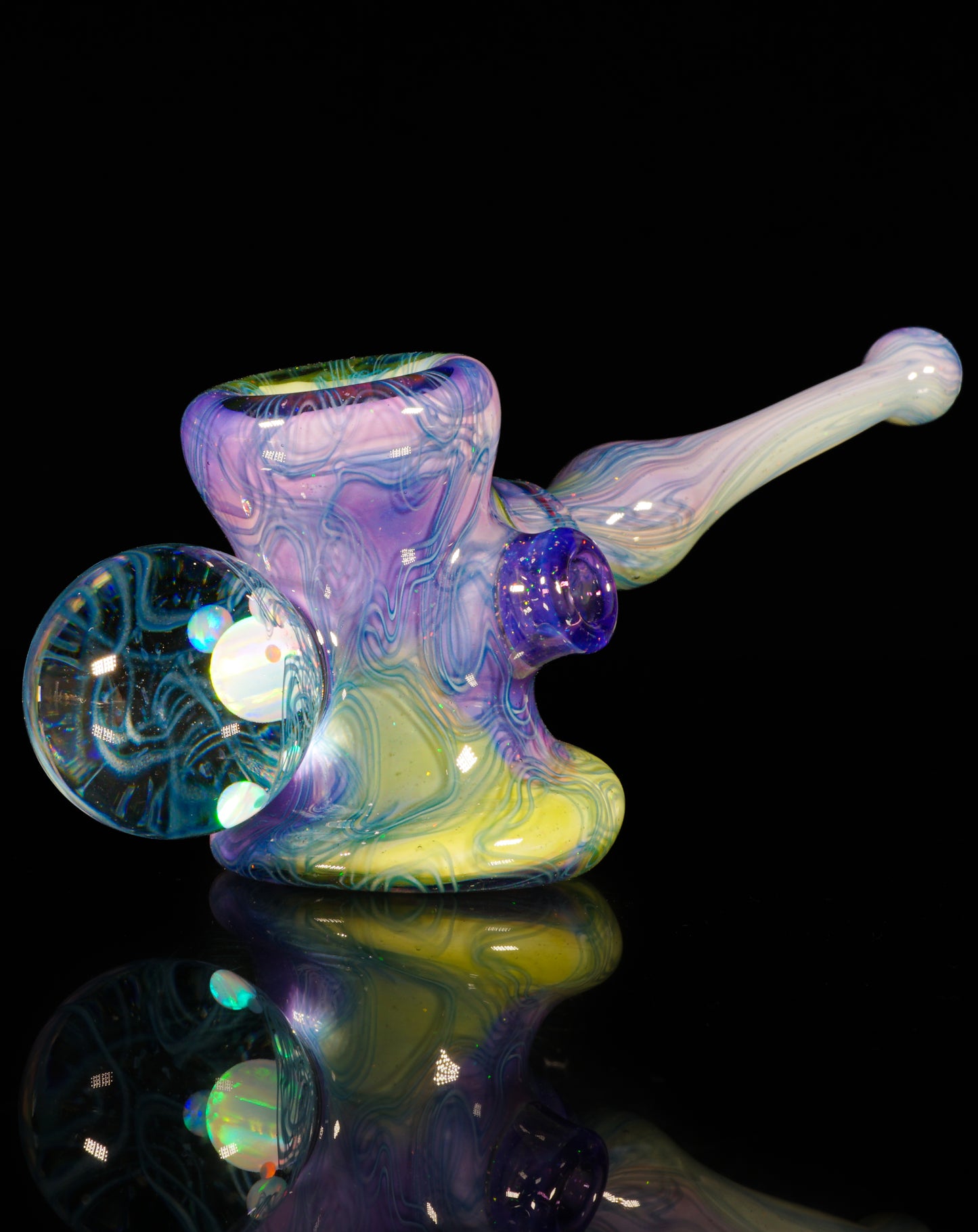 Crushed Opal UV Scribble Tech Marble Mallet