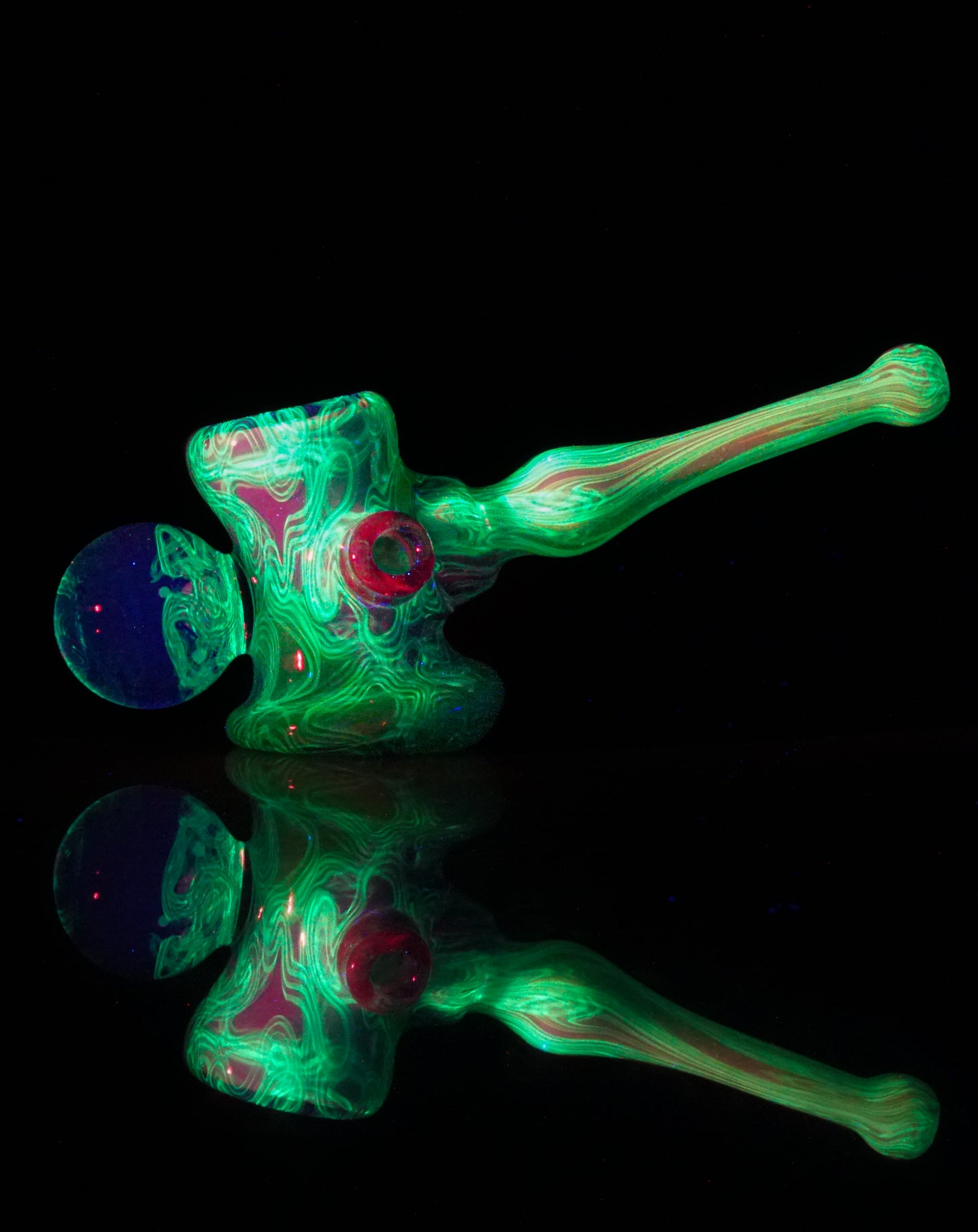 Crushed Opal UV Scribble Tech Marble Mallet