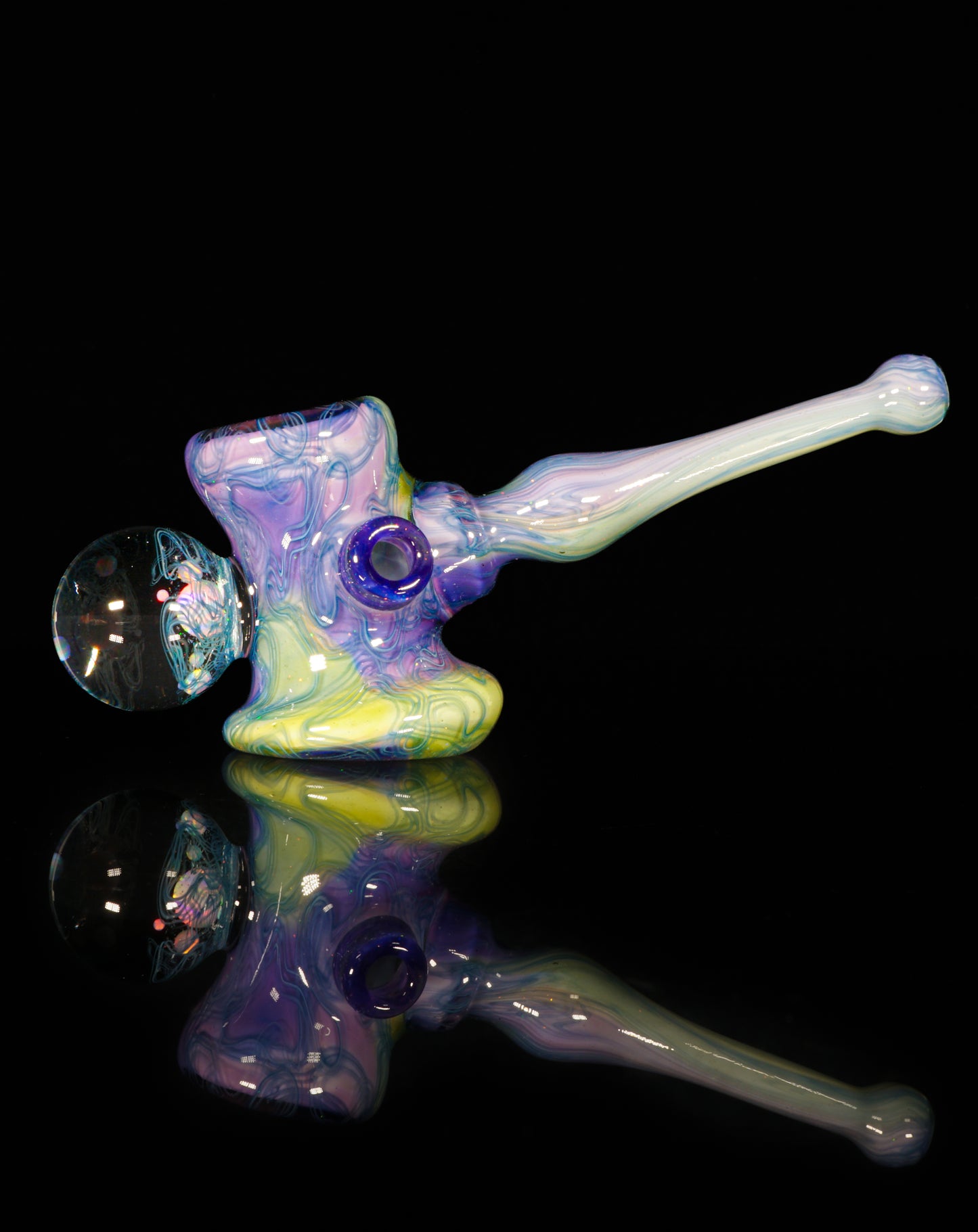 Crushed Opal UV Scribble Tech Marble Mallet
