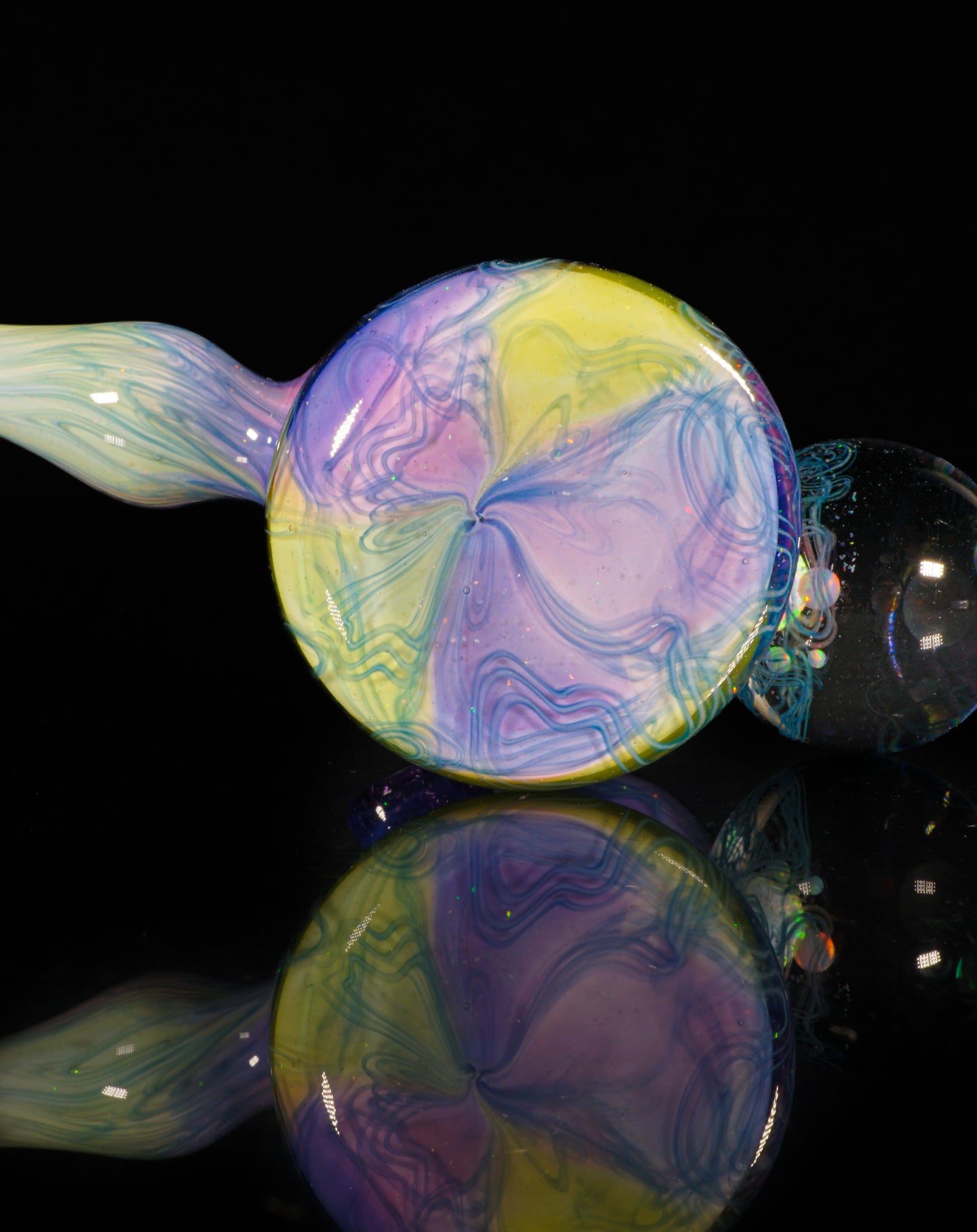 Crushed Opal UV Scribble Tech Marble Mallet