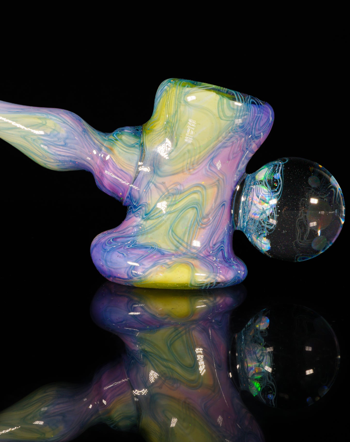Crushed Opal UV Scribble Tech Marble Mallet