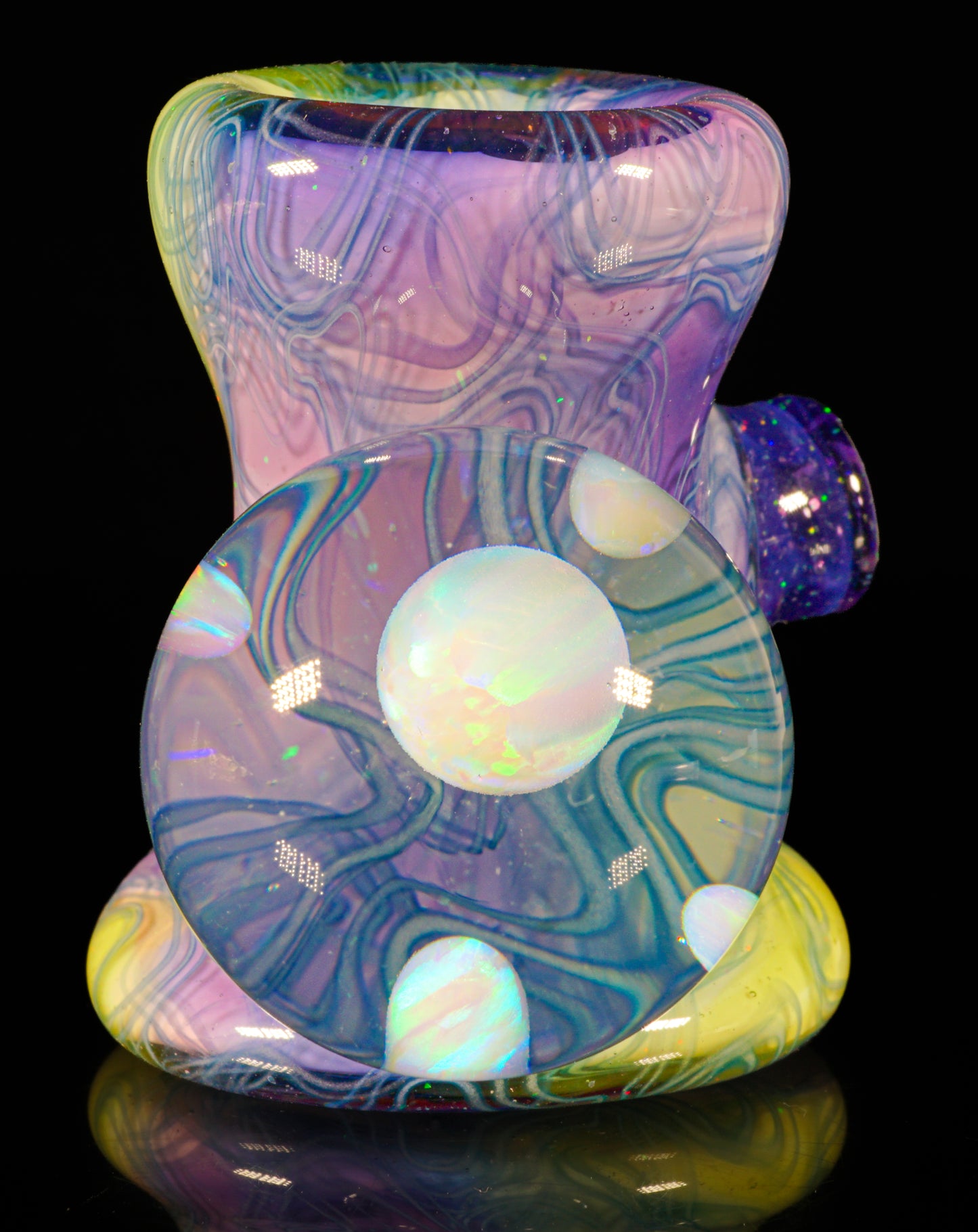 Crushed Opal UV Scribble Tech Marble Mallet
