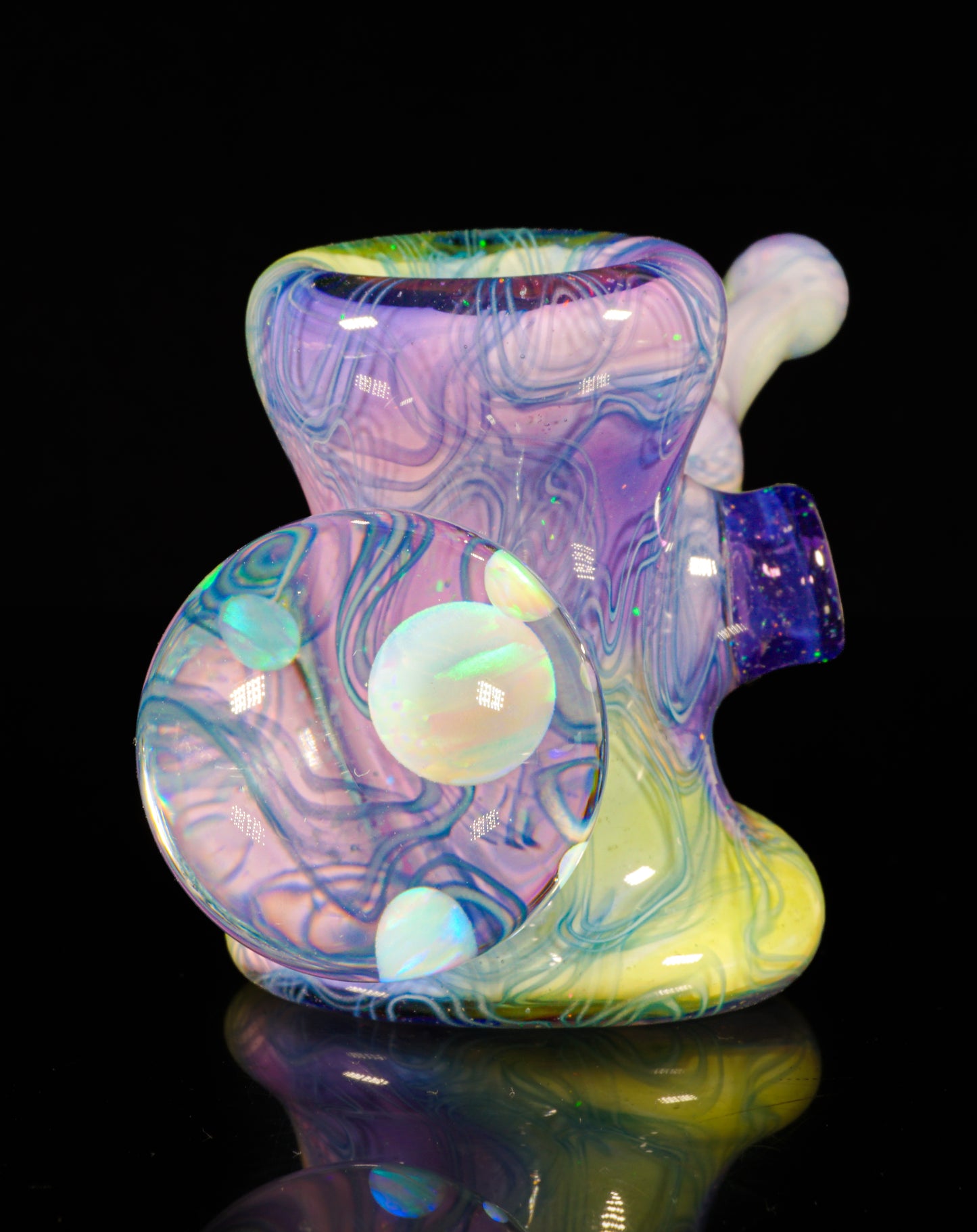 Crushed Opal UV Scribble Tech Marble Mallet