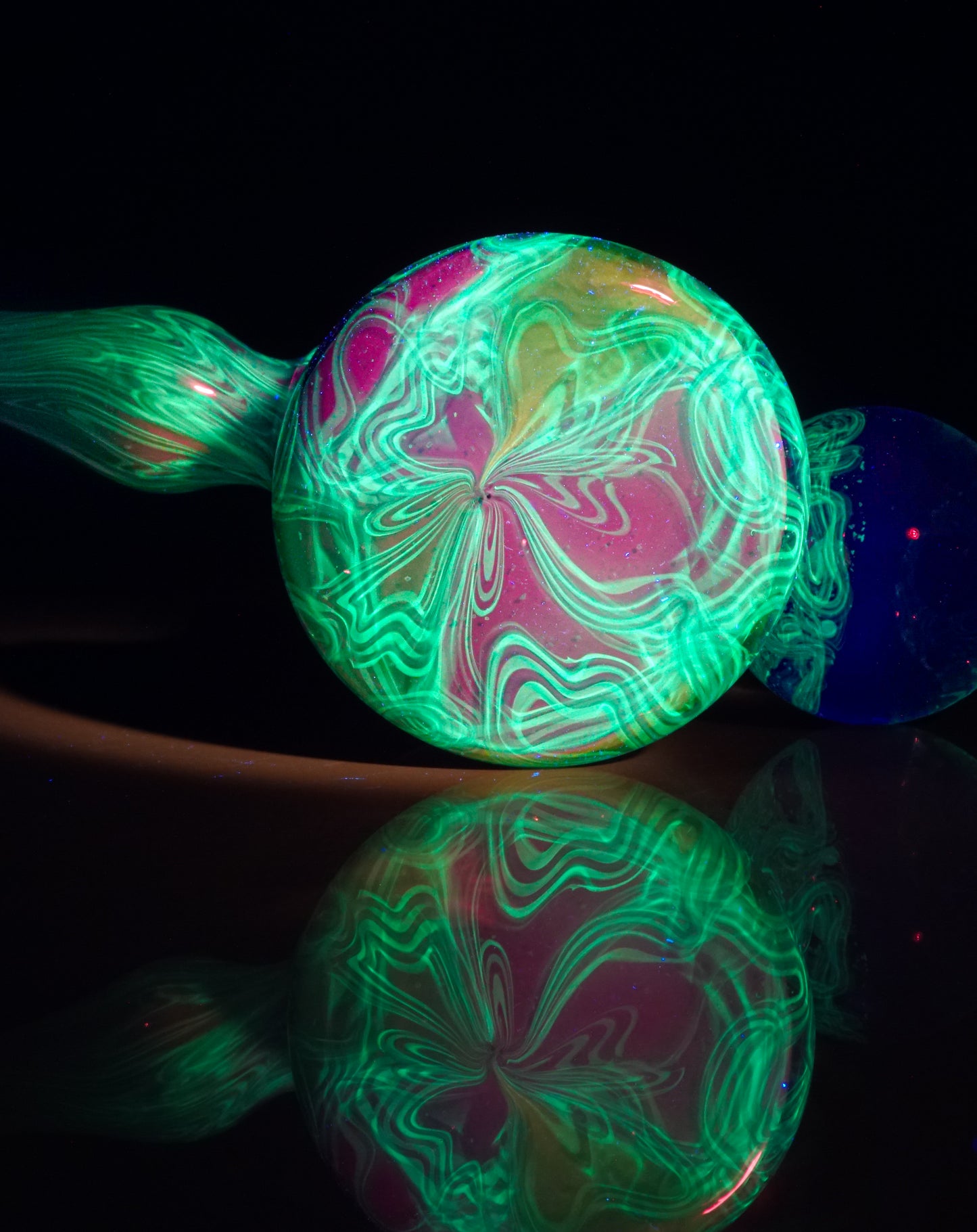 Crushed Opal UV Scribble Tech Marble Mallet