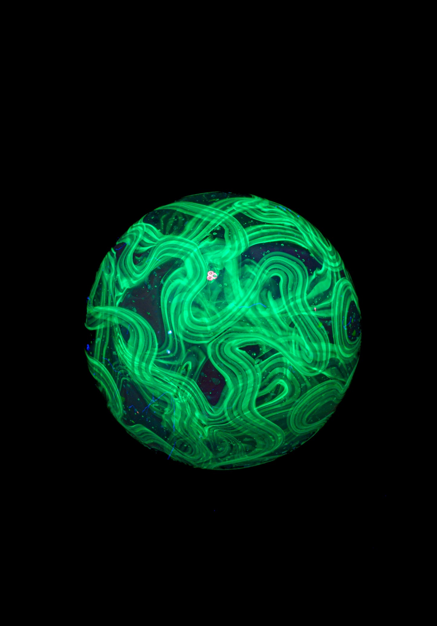 Crushed Opal UV Scribble Tech Marble (22mm) - Q